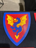 Lego Dragon (blue) shield