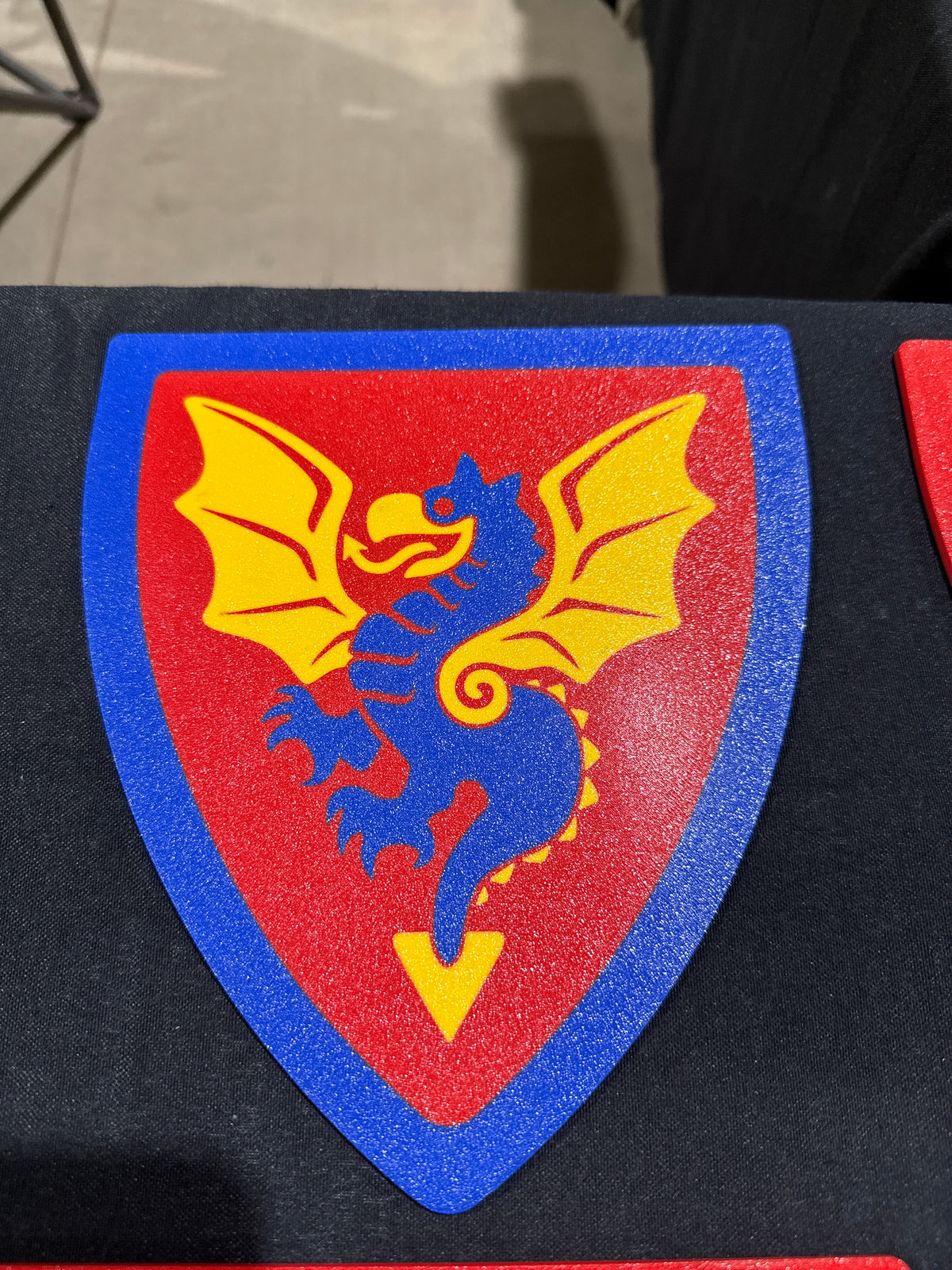 Lego Dragon (blue) shield